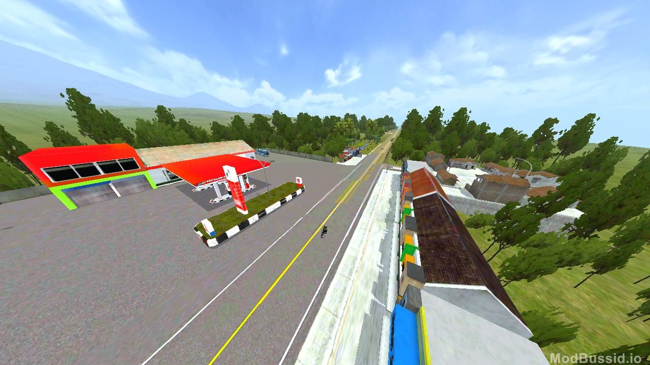 Download MOD BUSSID Map JALUR GUNUNG PAPANDAYAN