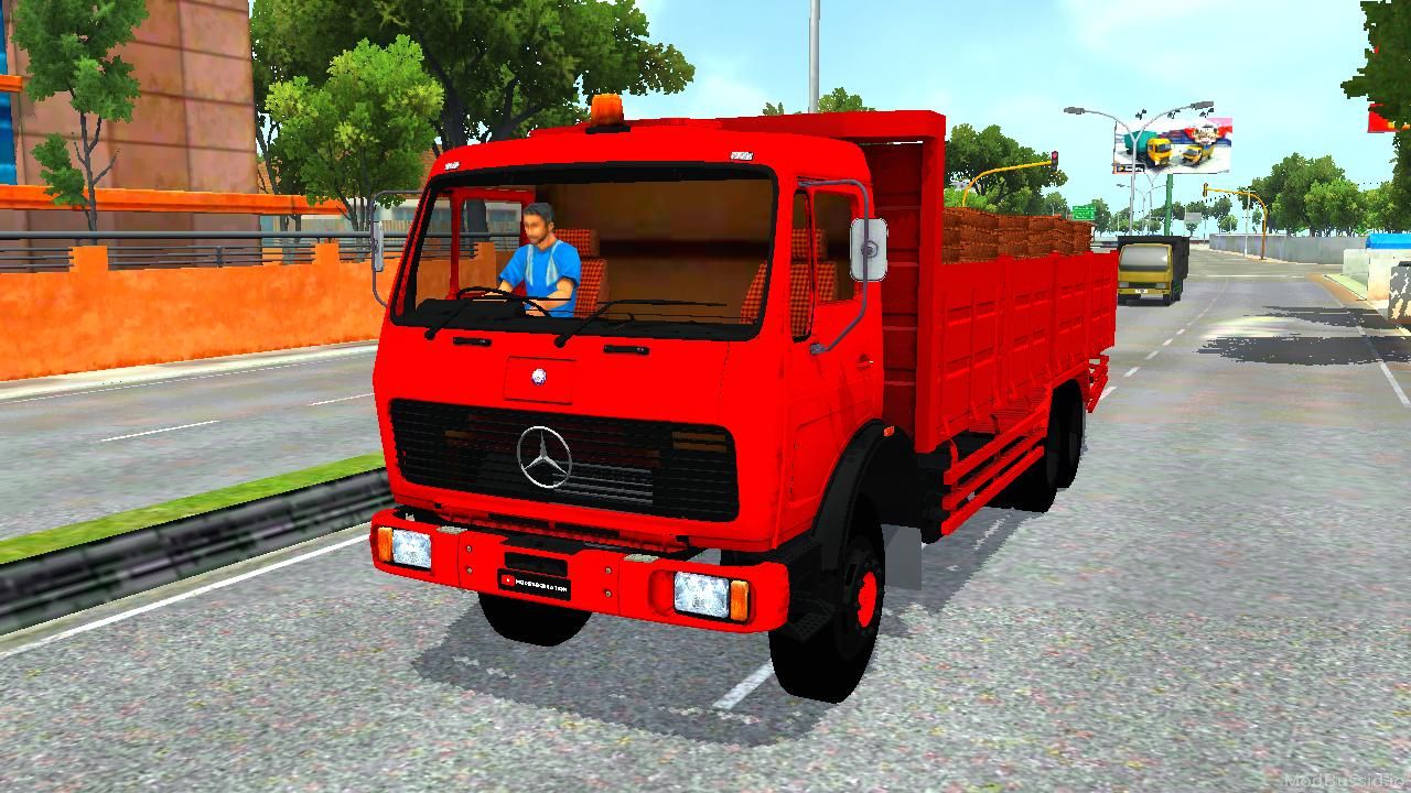 Download MOD BUSSID Mercedes-Benz NG917 6X4 BAK BESI