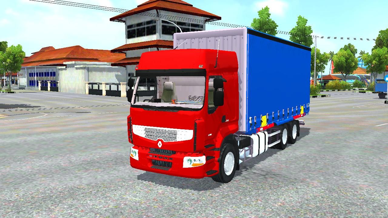 Download Mod Bussid Renault Premium 450 6×4 By MAH Channel